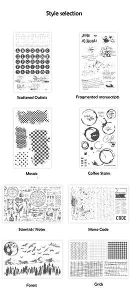 Minimalist Pattern Foam Stamps