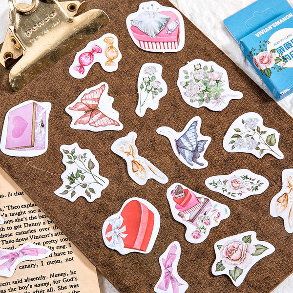 46 PCS Vivian's Manor Stickers