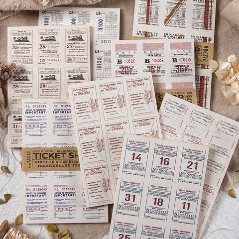 Vintage Note Series Scrapbook Paper
