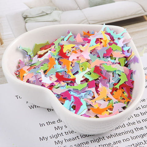 5x9mm Dolphin Glitter Sequins