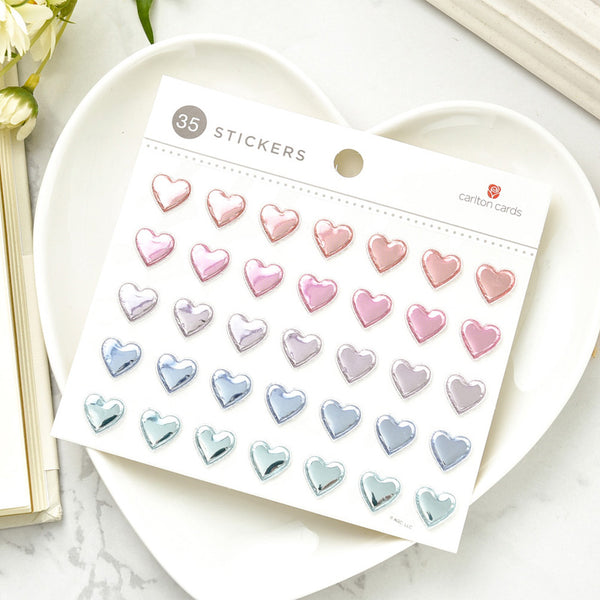 Love Beads Rigid Foam Stickers