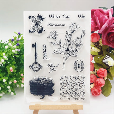 Key Flower Stamps