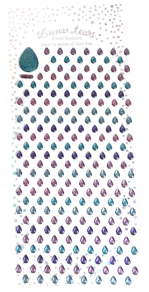 Crystal Dimensional Drip Transparent Stickers