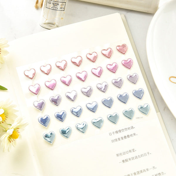 Love Beads Rigid Foam Stickers