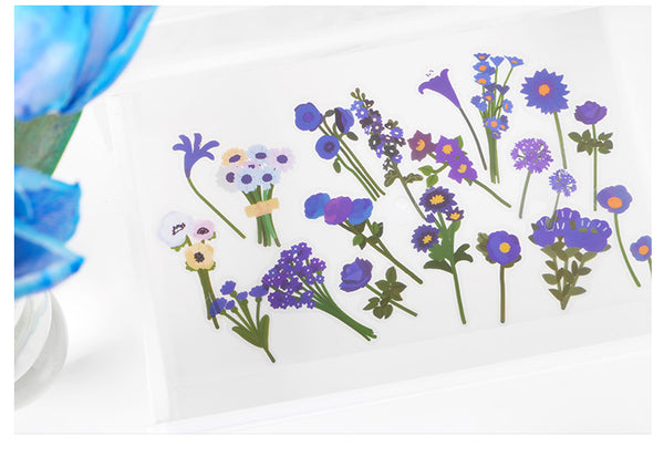 Flower Field Series PET Stickers