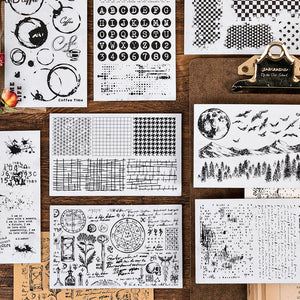 Minimalist Pattern Foam Stamps