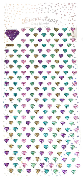 Crystal Dimensional Drip Transparent Stickers
