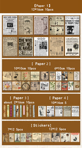 Vintage DIY Scrapbooking Materials Pack
