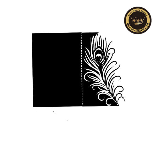 【Original】Feather Cover Folding Card Dies