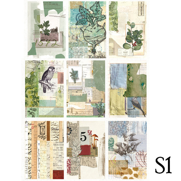 18PCS Refreshing Style Background Paper