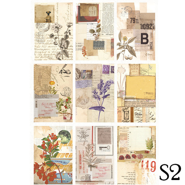 18PCS Refreshing Style Background Paper