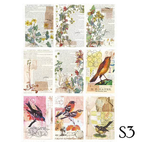 18PCS Refreshing Style Background Paper