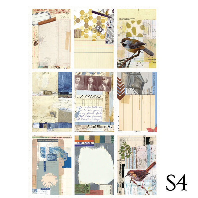 18PCS Refreshing Style Background Paper