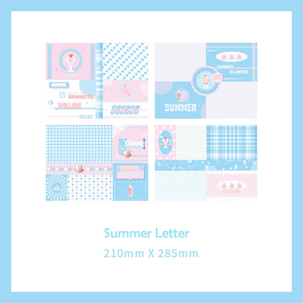 20PCS Sweet Scrapbooking Stock Paper