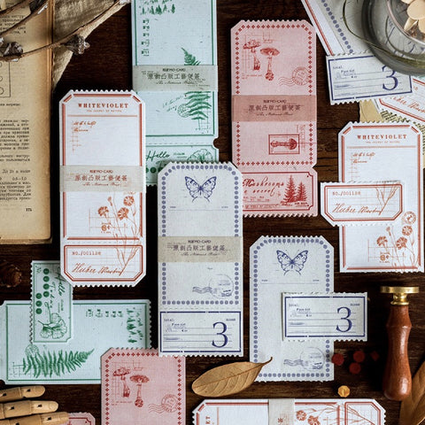 20PCS Natural Plants Notes