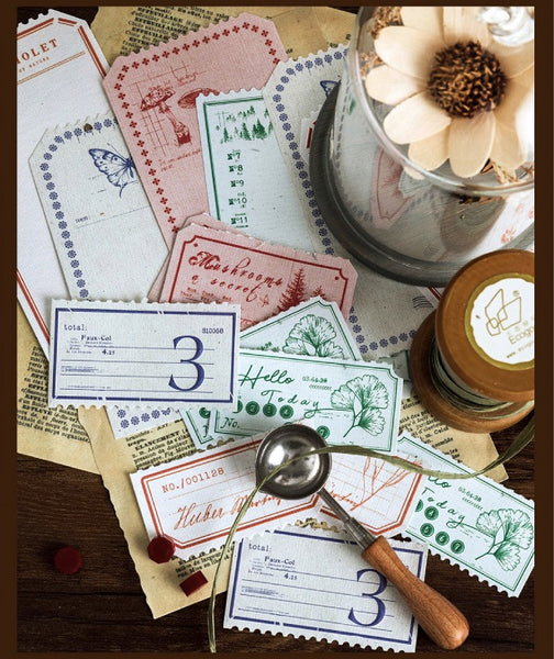 20PCS Natural Plants Notes