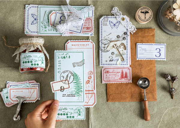 20PCS Natural Plants Notes