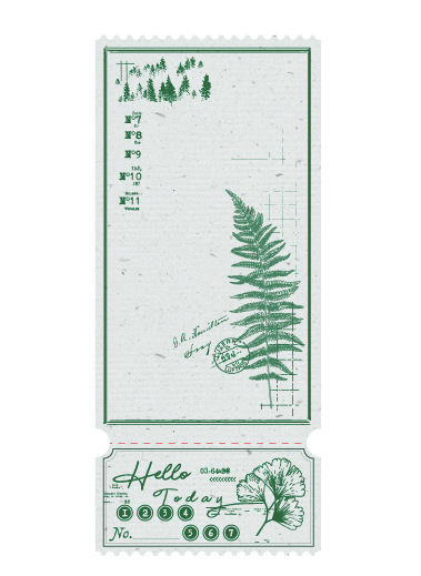 20PCS Natural Plants Notes