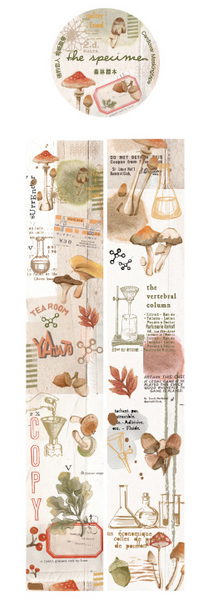 Flowers Fruits Retro Paper Tape