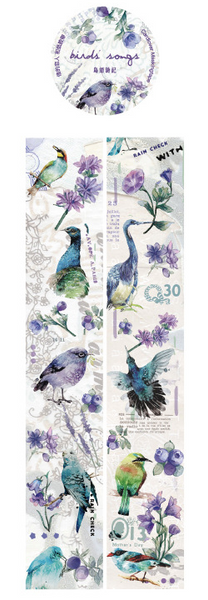 Flowers Fruits Retro Paper Tape