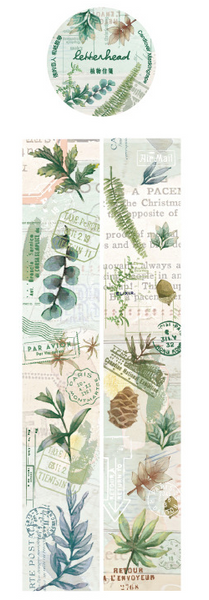 Flowers Fruits Retro Paper Tape