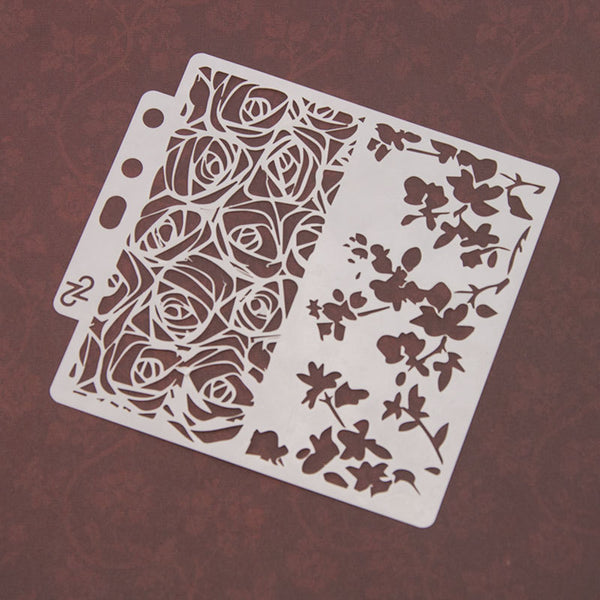 16PCS Layering Painting Stencils-B