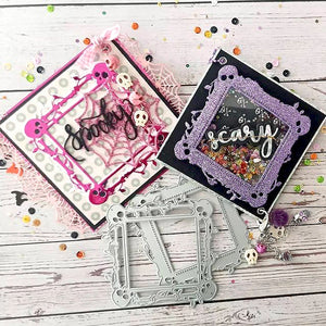 【Original】Halloween Skull Border Dies