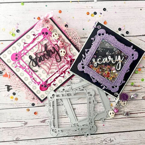 【Original】Halloween Skull Border Dies