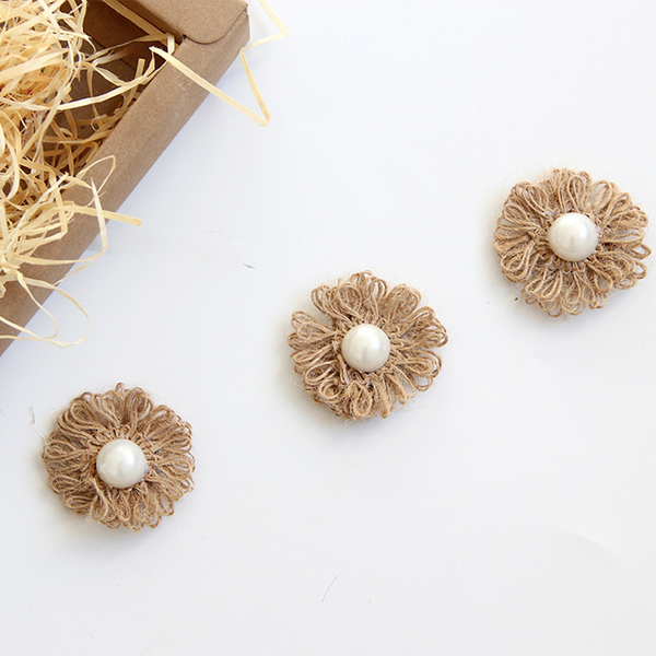 Sackcloth Decoration Flower