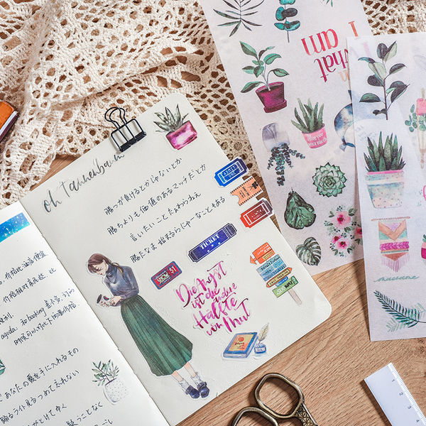 Cartoon & Literary Scrapbook Stickers