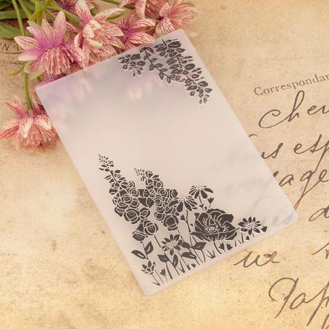 Flowers and Vines Embossing Folder