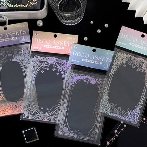 Transparent PET Material Stickers