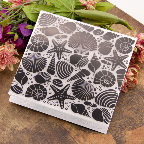 Starfish Shell Embossing Folder