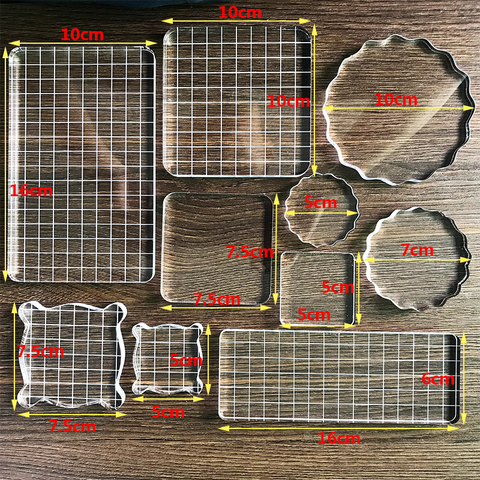 Clear Acrylic Stamping Handle Tools