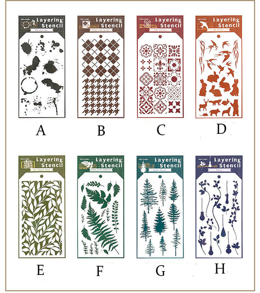 Scrapbook Layering Stencil