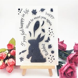 Silhouette Rabbit Stamps