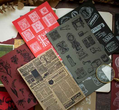 Retro Scrapbook Decorative Paper