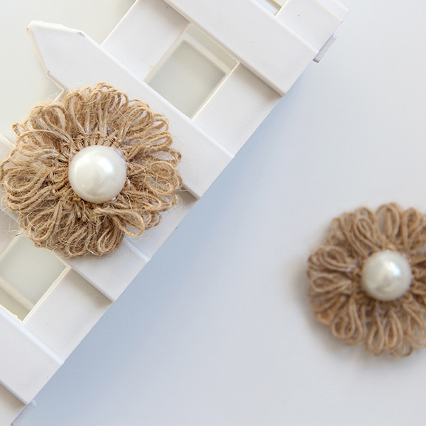 Sackcloth Decoration Flower