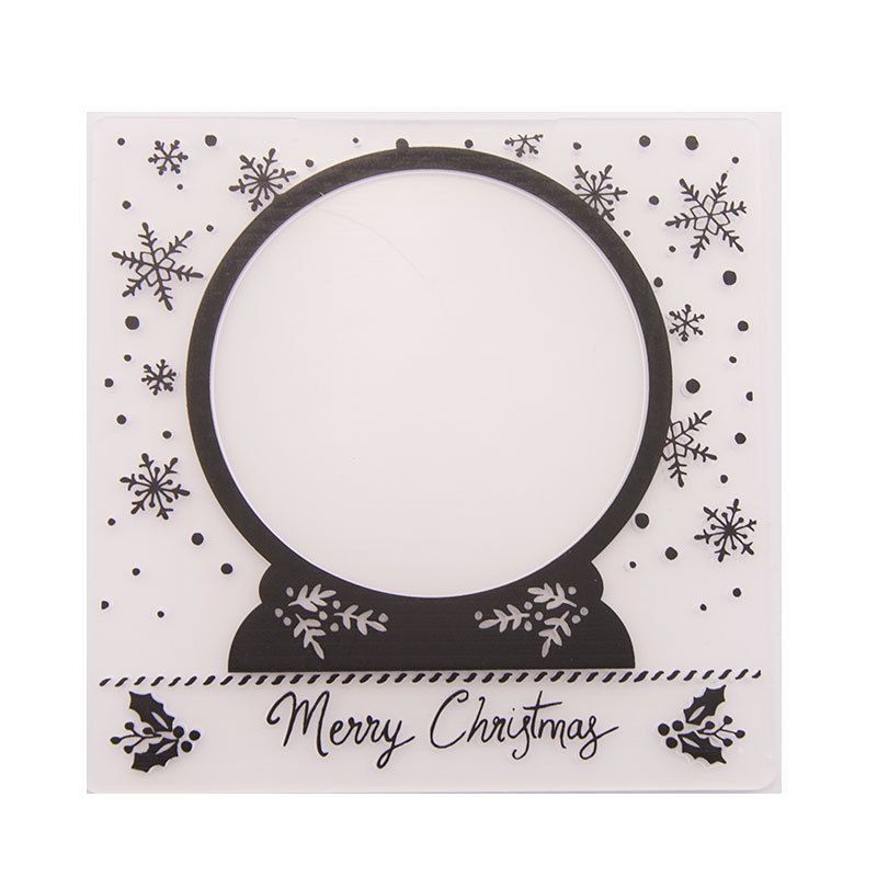 Crystal Ball Embossing Folder