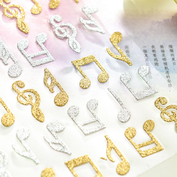 Musical Note Stickers