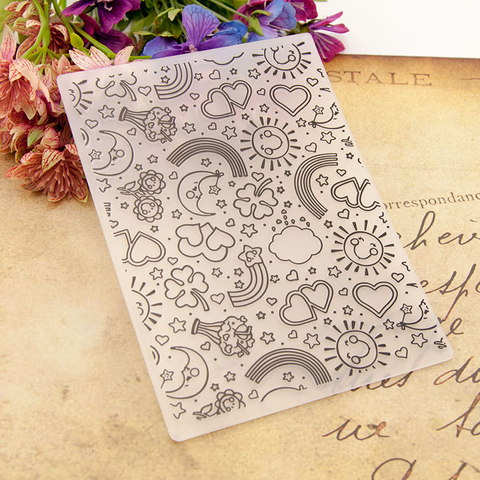 Cartoon Drawing Embossing Folder