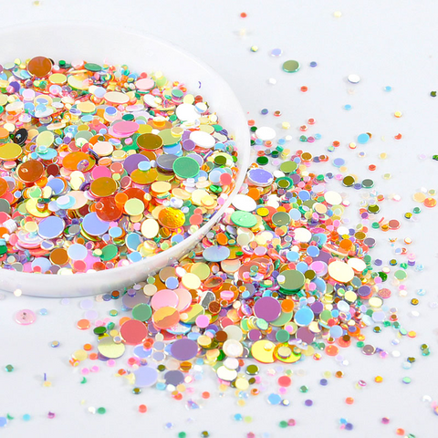 1/2/3/4MM Mix Round Sequins