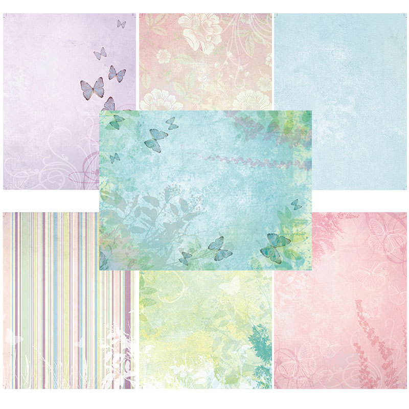 14PC 15*20CM Scrapbooking Paper Pack-Butterfly