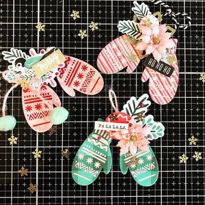 Christmas Gloves Die