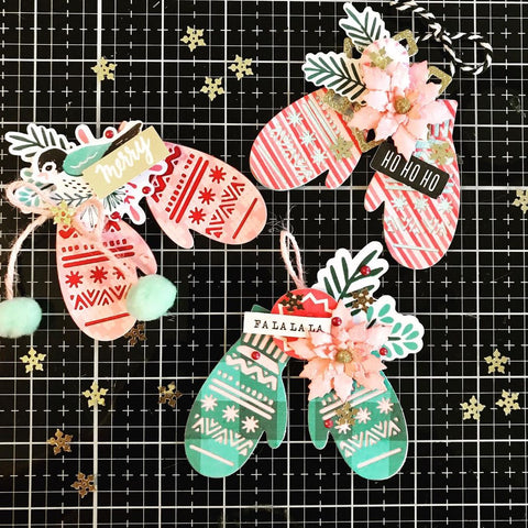 Christmas Gloves Die