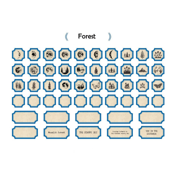 Once Upon a Time Series Label Stickers