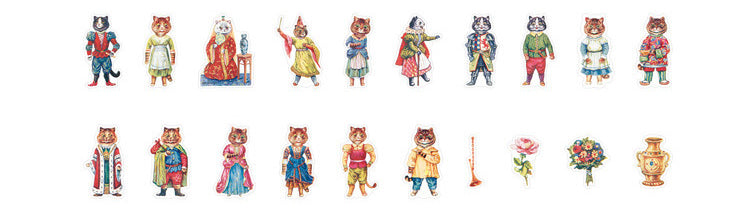 40pcs Fairy Tale House Series Stickers