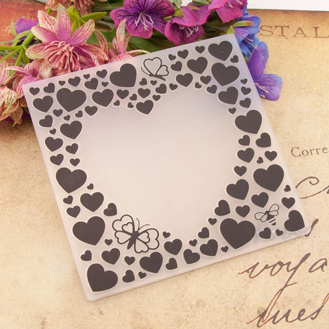 Heart EMBOSSING FOLDER