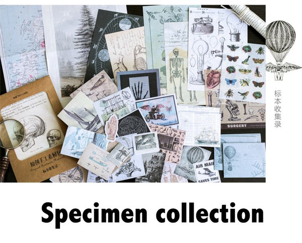 36pcs Large Size Scrapbook Material Package