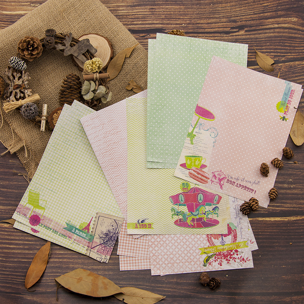14PC 15*20CM Scrapbooking Paper Pack-Flower